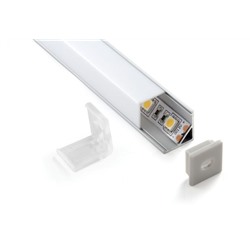 Квадратный угловой  алюминиевый  профиль для  светодиодной ленты