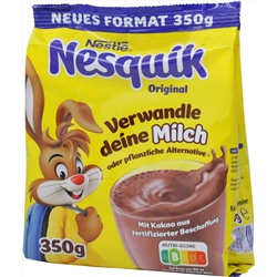 Nesquik. Какао растворимый 350 гр. мягкая упаковка