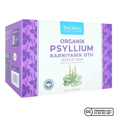 Порошок для напитков LifeCo Organic Psyllium 240 гр 60 пакетиков