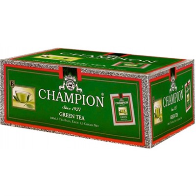 Чай Champion GREEN TEA пакет. 100*2 г