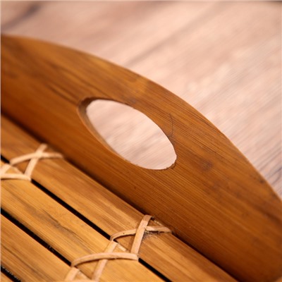 Поднос из бамбука 35х25х5 см