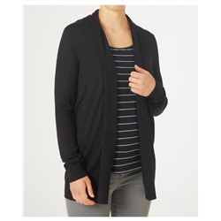 Cardigan mit Schalkragen Janina, offene Form