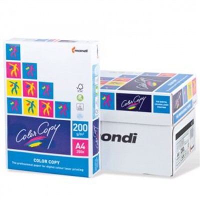 Бумага  для цифровой печати COLOR COPY А4 200гр. 250л 087320 Mondi Business Paper