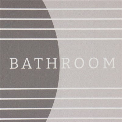 Коврик для ванной Этель "Bathroom", 48х78 см