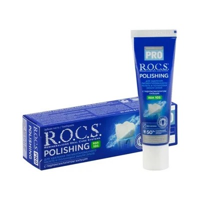 Зубная паста  R.O.C.S. PRO Polishing. Полировочная 35 гр