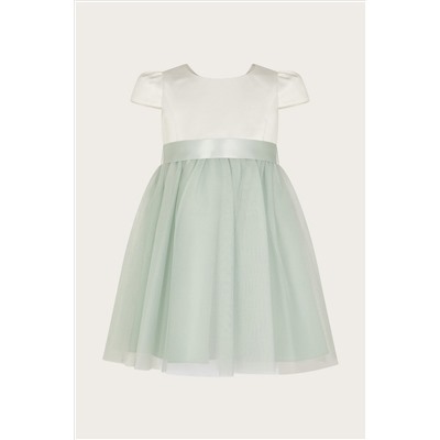 Monsoon Baby Grey Tulle Bridesmaid Dress