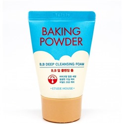 Пенка для умывания Etude House с содой для удаления ББ-крема - Baking powder B.B. Deep Cleansing Foam, 30 мл
