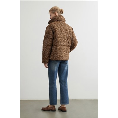 9968-496-920 куртка леопардовый / коричневый