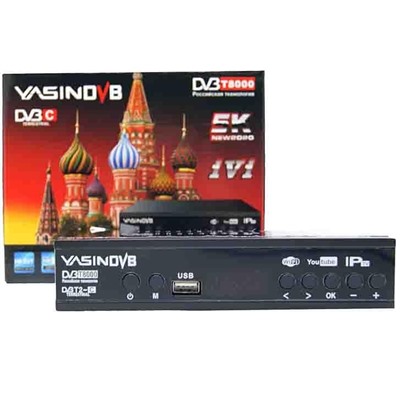 Цифровая ТВ приставка DVB-T-2 YASIN T8000 (Wi-Fi) + HD плеер