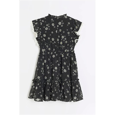 River Island Girls Floral Chiffon Dress