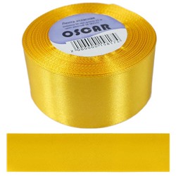 Лента атласная 2д (50 мм) (желтый) 16 (8211)