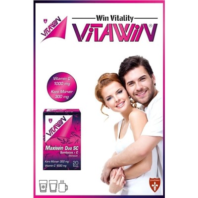 Vitawin Maxiwin Duo Sc Sambucus+С шипучие 20 пакетиков