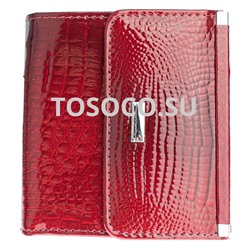 05 8848-1 red кошелек GENUINE LEATHER натуральная кожа 10х10х2