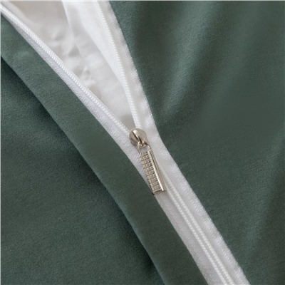 Комплект постельного белья Однотонный Сатин Вышивка CH046