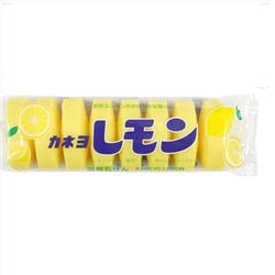 KANEYO Душистое туалетное мыло "Kaneyo Lemon" с маслом лимона (для лица и тела) / кусок 45 г х 8 шт. / 36
