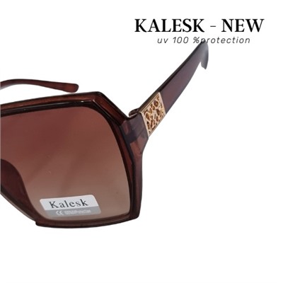 Очки солнцезащитные Kalesk, женские, коричневые, 31092А-1044 61, арт.219.043