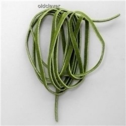 Шнурок кожа нарезка, зеленый K021-4