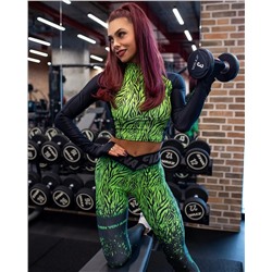 Рашгард Bona Fide: Rashguard Move Up Tiger Lily Acid Green в интернет-магазине спортивной одежды Bona Fide