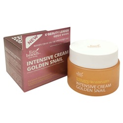 Крем для лица с муцином улитки Eco Branch увлажняющий - Intensive Cream Golden Snail, 100гр