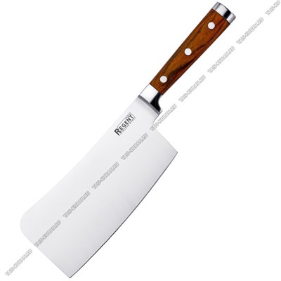 NIPPON Нож-топорик 29,5см,лезвие нержавеющая сталь 3Cr13,деревянная ручка,блистер (12)