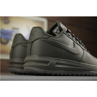 Найк Lunar Force 1 Duckboot Low ‘Sequoia’ из натуральной кожи