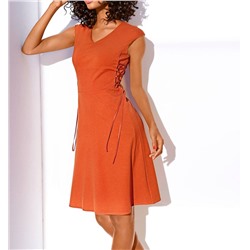 Платье, оранжевое