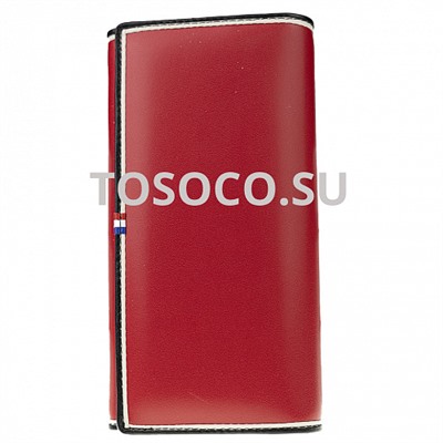 g-1003-2 red.2 кошелек натуральная кожа и экокожа 9х19х2