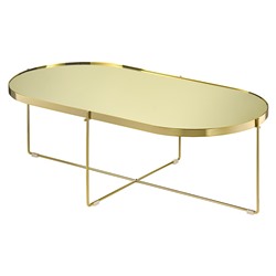 Стол Josen, 120х60 см, золотой