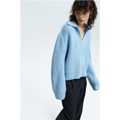3081-796-435 свитер минеральный синий