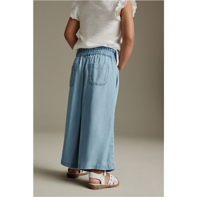 Denim Wide Leg Trousers (3mths-7yrs)