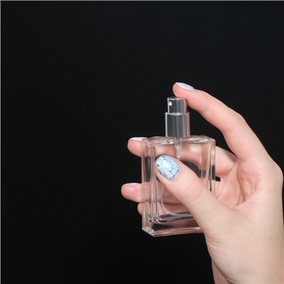 Флакон стеклянный для парфюма, с распылителем, 30 мл, цвет МИКС