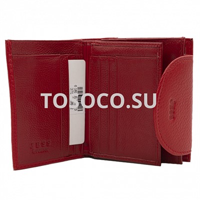 375-2036-2 red  кошелек Jess натуральная кожа 10x12x2