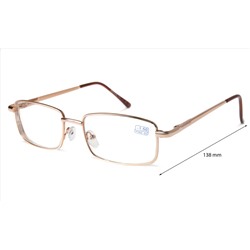 Готовые очки Mien 1201 c1 (стекло) фотохромные,цвет:коричневый