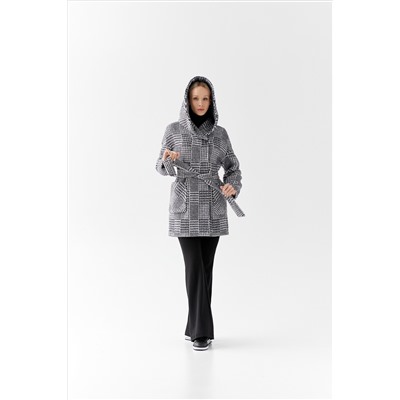 Пальто женское демисезонное 25450 (grey)