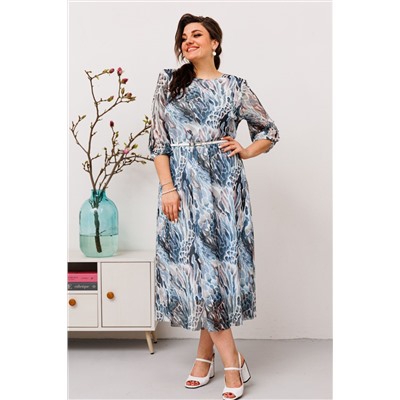 Платье Romanovich Style 1-2607К серо-голубой