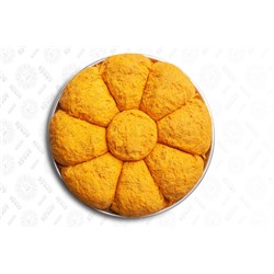 Халва арахисовая 3 кг со вкусом манго (метал.поднос) ВБ