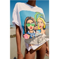 GIRLS PRINT T-SHIR