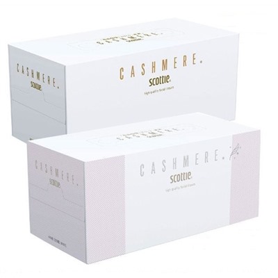 Scottie Салфетки Crecia "Scottie Cashmere" бумажные кашемировые, двухслойные 220 шт. / 10