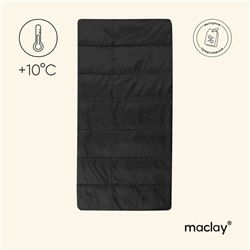 Спальный мешок maclay, одеяло, 1.5 слоя, правый, 185х90 см, +10/+25°С