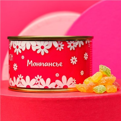 Монпансье "Розовое", карамель леденцовая в консервной банке, 140 г