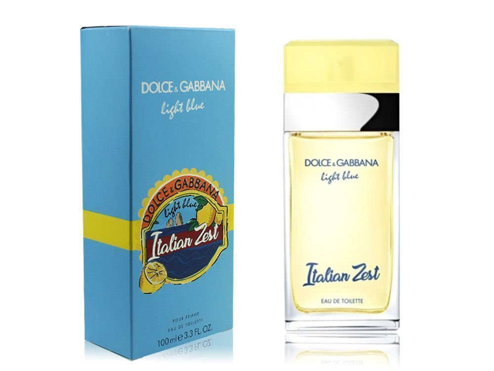 Производитель dolce. Light Blue Italian Zest Dolce&Gabbana women 100 мл. Dolce Gabbana Light Blue Italian Zest. Dolce Gabbana Italian Zest туалетная вода 100 мл. D G Light Blue Italian Zest.