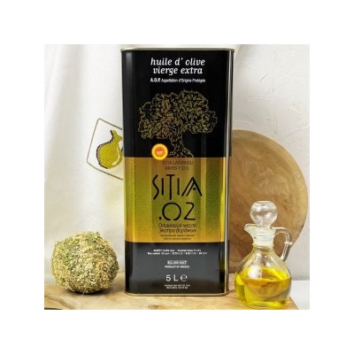 Оливковое масло P.D.O. Sitia 02, о.Крит, Греция, жест.банка, 5л