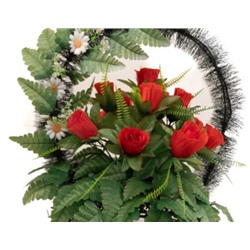 Искусственные цветы, Корзина с цветами "Триона" для проведения обряда похорон (1010237)