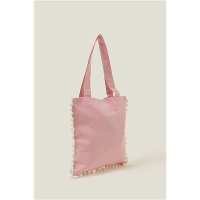 Accessorize Girls Pink Bunny Shopper Bag