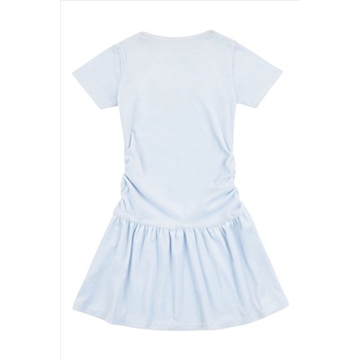 Juicy Couture Girls Blue Diamante Crown Dress