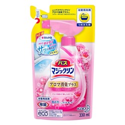 KAO Спрей-пенка чистящий для ванной комнаты с ароматом роз Magiclean 330 мл сменка