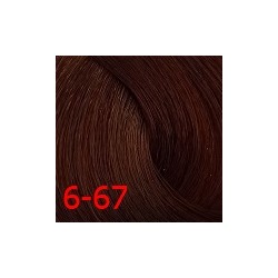 Д 6/67 крем-краска для волос с витамином С темно русый шоколадно-медный 100мл