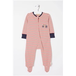 FatFace Bike Graphic Zipped Sleepsuit