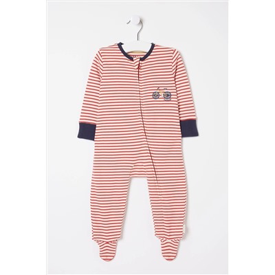 FatFace Bike Graphic Zipped Sleepsuit