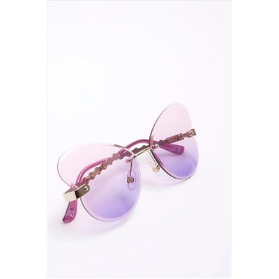 River Island Girls Ombre Butterfly Sunglasses